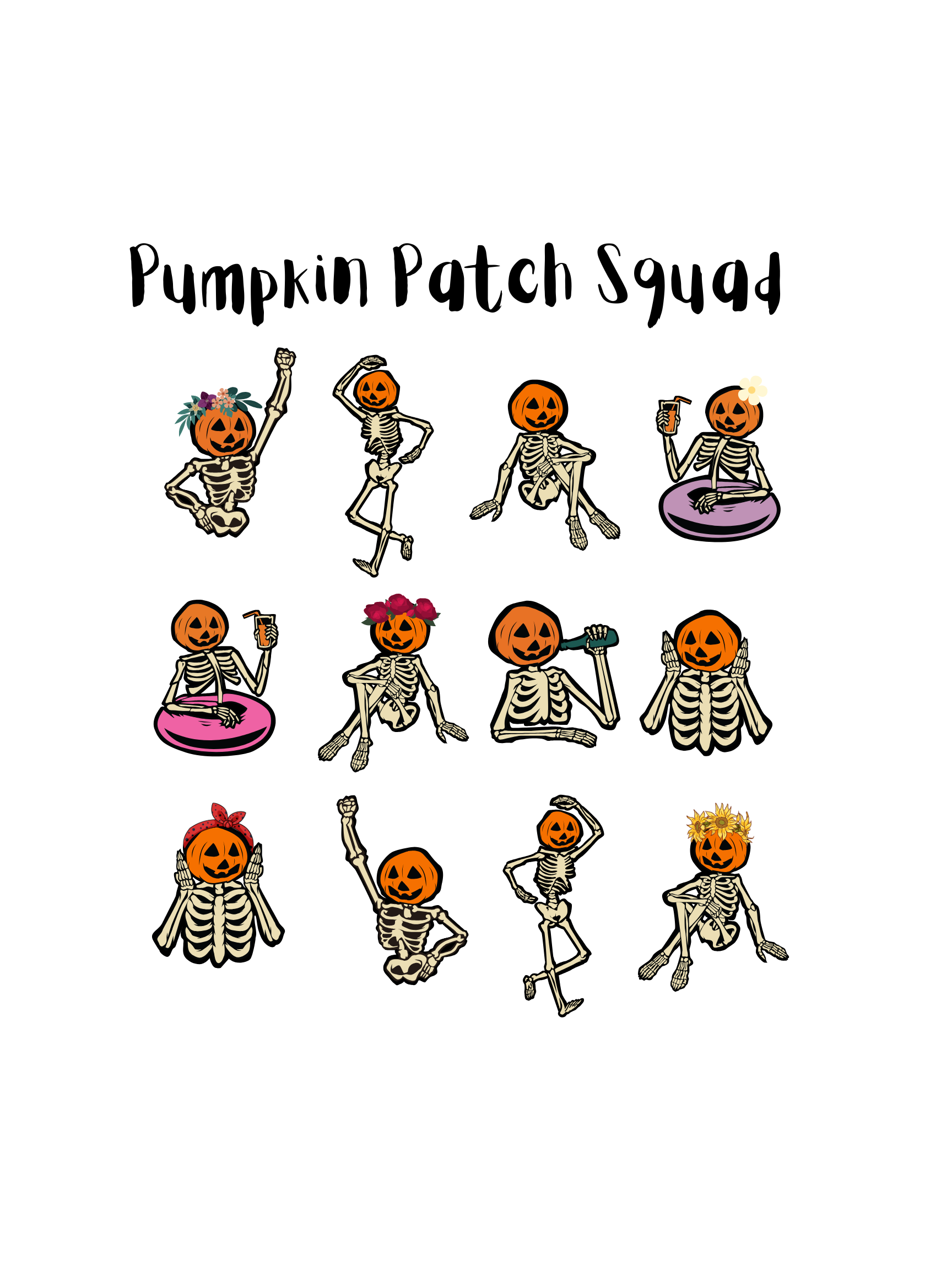 Cute Pumpkin Patch Squad T-Shirt