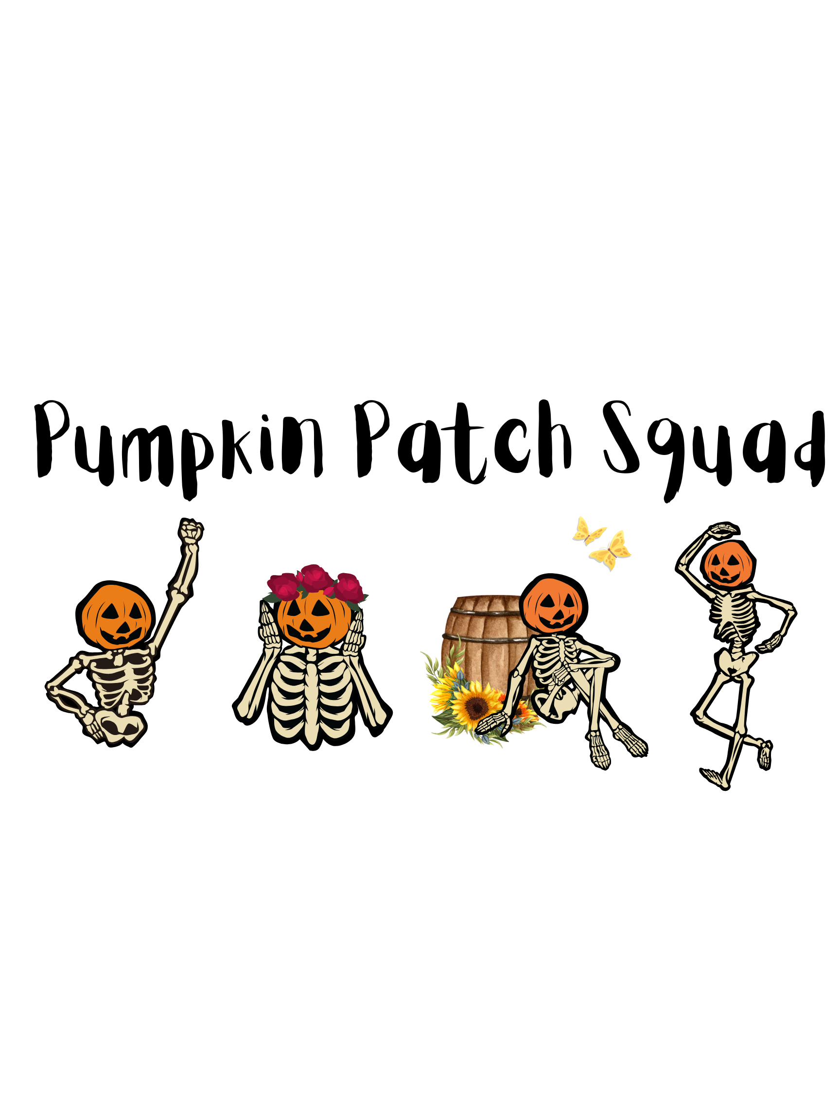 Cute Pumpkin Patch Squad T-Shirt