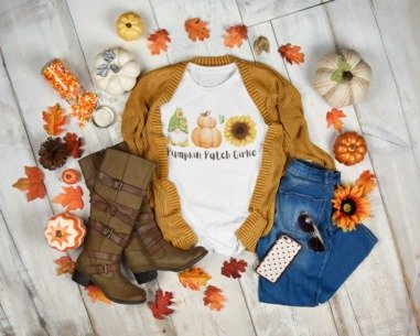 Pumpkin Patch Girlie T-Shirt